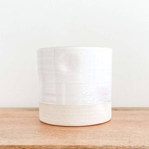 White Ivy Ceramic Pot 2.5"