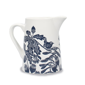 Acorns & Thistles Ceramic Jug