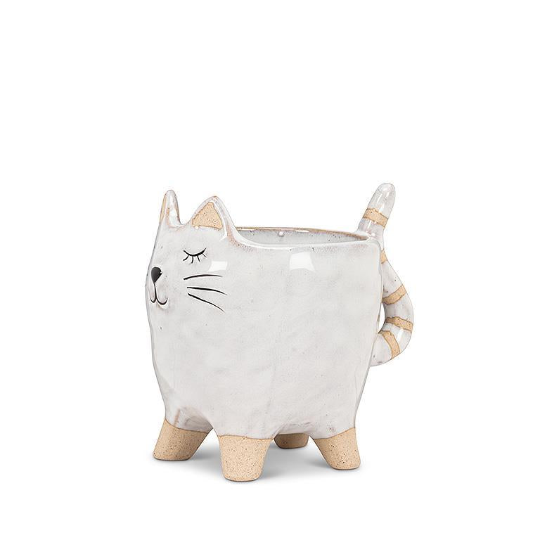 Cat with Tail Planter 2"
