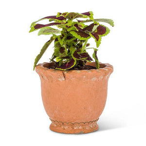Small Ruffled Round Planter 4"