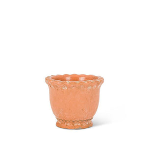 Small Ruffled Round Planter 4"