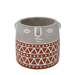 Red Lugano Pot 4"