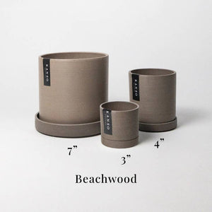 Beachwood Colorways Planter with Saucer