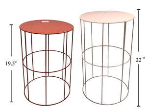 Boho Wire Side Table