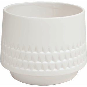 White Oslo Copenhagen Matte Dolomite Planter