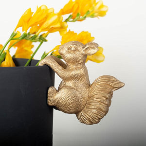 Squirrel Flower Pot Decoration